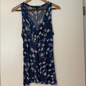 Banana Republic Blue Sleveless Tank Tunic